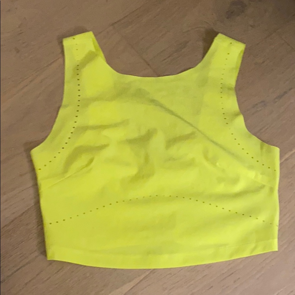 Neon Nike crop top